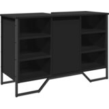 Ormarić za umivaonik crni 91 x 35 x 60 cm konstruirano drvo | shoptok.hr
