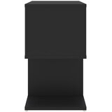  Noćni ormarić crni 50 x 30 x 51,5 cm od konstruiranog drva | shoptok.hr