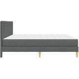  Okvir kreveta s madracem Tamno siva 180 x 200 cm tkanina | shoptok.hr