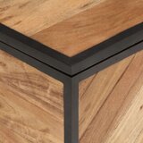 vidaXL Škatla za shranjevanje 60x30x30cm trden akacijev les in železo | Shoptok.si