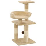 vidaXL Mačje drevo s praskalniki iz sisala 65 cm bež barve, (20796933) | Shoptok.si