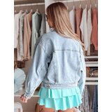 DStreet Kurtka damska jeansowa oversize STEFANIA niebieska | Shoptok.si