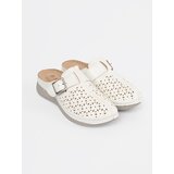 SEASTAR White flip-flops with full toe cap and buckle | shoptok.hr