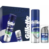 Gillette poklon paket pjena za brijanje 200ml + balzam poslije