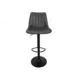 Barska stolica 620145 tamno siva /crna metalna baza