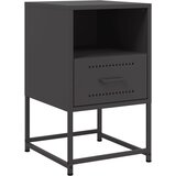  Noćni ormarići 2 kom crni 36 x 39 x 60,5 cm čelični | Eponuda.com