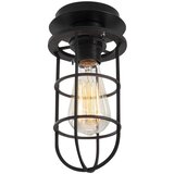 Opviq lights črna stropna svetilka s kovinskim senčnikom ø 12 cm kimil – Cene