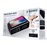 Gembird DAC WPC 01 Digitalni sat + alarm sa bezicnim punjenjem telefona, Black | ePonuda.com