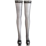 Cottelli Črna oprsnica za stegna - s črtami - 4/L | Shoptok.si