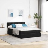  Ottoman krevet s madracem crni 140x200 cm baršun | Eponuda.ba