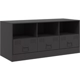 Maison Chic TV omarica - TV enota - Televizijska omarica črna 99x39x44 cm jeklo, (21701131) Cene