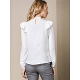 Premium Lola blouse with frills at the front white | Eponuda.ba
