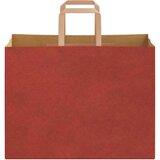  Papirnate vrećice 50 kom s ručkama crvene 32x17x25 cm | shoptok.hr