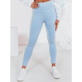 DStreet Legginsy damskie z wysokim stanem SOFLEGG błękitne Cijene