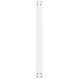  Noge za blagovaonski stol bijele 2 kom 100 x (72-73) cm čelik | Eponuda.com
