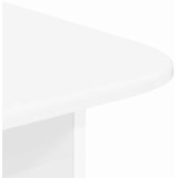  Kava Stol Visoki sjaj bijela 93 x 53 x 33 cm Konstruirano drvo | shoptok.hr