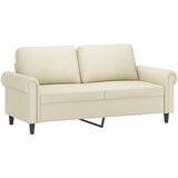 Maison Chic Dvosed kavč - Sofa - Kanape krem 140 cm umetno usnje, (21727080) Cene