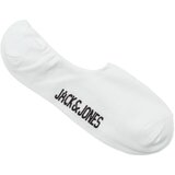 Jack & Jones muške čarape 12260080, 3 para, Bele