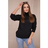 Kesi Turtleneck sweater made of graphite | shoptok.hr