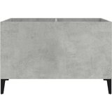 vidaXL Omarica za gramofonske plošče betonsko siva 74,5x38x48 cm les | Shoptok.si