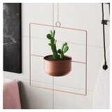 WALLXPERT Dekorativna saksija za cvijeće, privjesak, 40x40x17 cm, terakota | Eponuda.ba