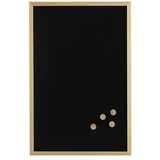 ZELLER Magnetna tabla Present (40 cm x 60 cm x 14 mm, kovina, rjava, črna)