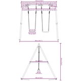  Vanjski set s 2 ljuljačke | shoptok.hr