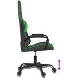 igraća stolica crno-zelena od umjetne kože | shoptok.hr