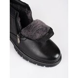 Shelvt Men's black winter insulated boots | shoptok.hr