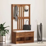 vidaXL Drvo za dvoranu SANDENS 87x40x159,5 cm puno drvo bor | shoptok.hr