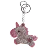 Privezak za kljuceve unicorn rozi