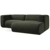 Makamii Zelena kotna sedežna garnitura (desni kot/z ležalnikom) Ekahi – | Shoptok.si