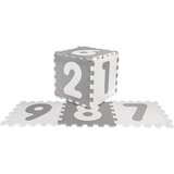  Edukativna podloga za igru - puzzle s brojevima - sivo/bijela | Shoptok.si