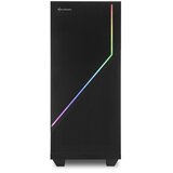 Sharkoon rgb flow midiatx okno črno ohišje | Shoptok.si