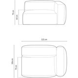 Micadoni Svijetlo siva modularna sjedeća garnitura (s desnim kutom) Martina – Home | shoptok.hr