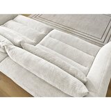 Bobochic Paris Bijela sofa od šenila 276 cm Neil – | shoptok.hr