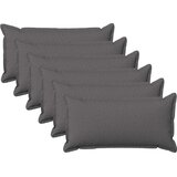  Presvlaka za jastuk 6 pcs HOUTEN Svjetlosiva 40 x 80 cm | shoptok.hr