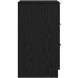  Crni hrast Noćni ormarić - 40x65x65 cm Izrađeno od konstruiranog drveta | shoptok.hr