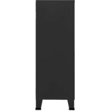  Industrijski sanduk za pohranu crni 75 x 40 x 115 cm metalni | Eponuda.ba