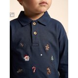 Sinsay Pamučna polo majica s božićnim vezom | shoptok.hr