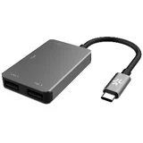 USB-C Hub 4xUSB-A, Sivi
