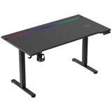 Huzaro Hero 8.7 Crni RGB Električni podesivi sto 140x70cm Slike