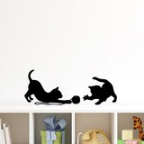 Ambiance Nalepka Cats playing with the ball | Shoptok.si