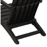  Vrtne stolice Adirondack 2 kom crne od polipropilena | shoptok.hr