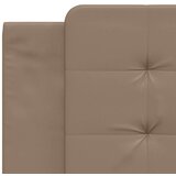  Jastuk za uzglavlje boja cappuccina 180 cm od umjetne kože | shoptok.hr