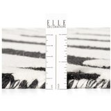 Elle Decoration Črno-bela ročno tkana volnena preproga 120x180 cm Stryve Flux – | Shoptok.si