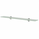 Maison Chic 2 kosi Stenske Police - Viseče police steklo 70x10 cm 8 mm, (21793438) Cene