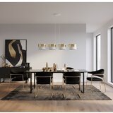  visilica na sajli lux 4xE27/15W/230V bela/zlatna | Eponuda.com