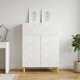  Kreveta Bijela visokog sjaja 66 x 34,5 x 90 cm | shoptok.hr