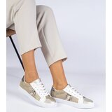 Gemre Women's gold sneakers with animal motif Walorin | Shoptok.si